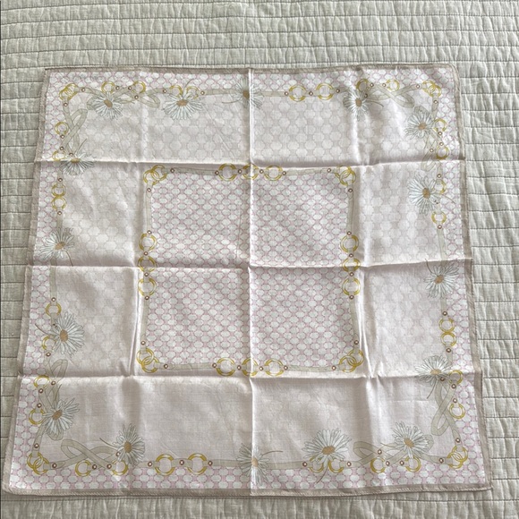 Celine Pink and Gold Scarf - Picture 1 of 5